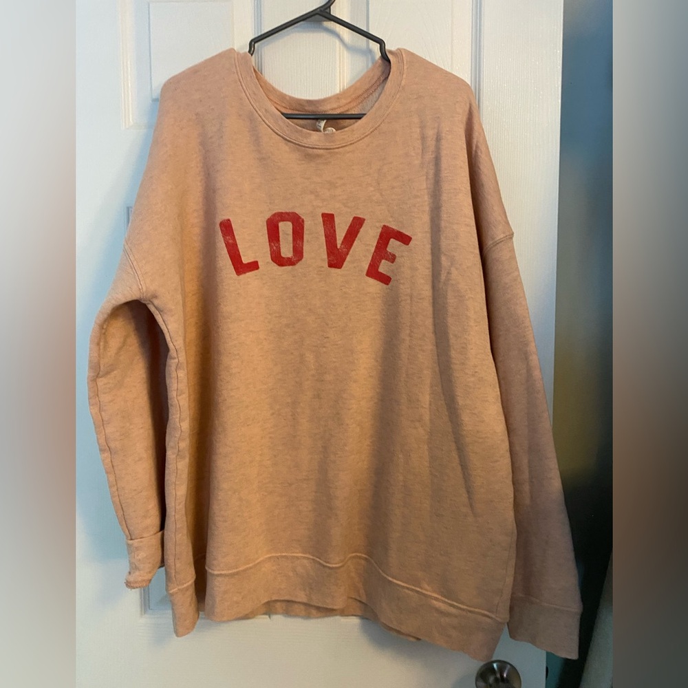 Graphic Love Sweatshirt Size 2X